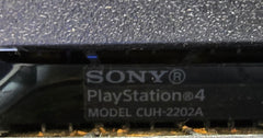 PlayStation 4 Slim - Console - 500GB - CUH-2202A - SS 13.50