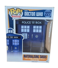 MATERIALISING TARDIS POP VINYL