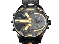 DIESEL - MR. DADDY 2.0 Chronograph Black Rose Gold Dial - Men's Watch - DZ7350