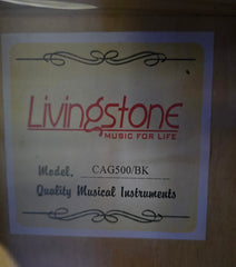 LIVINGSTONE - Acoustic Guitar - CAG500/BK