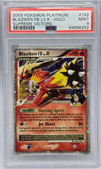 Pokemon - PSA 9 Blaziken FB LV.X 142/147 Supreme Victors