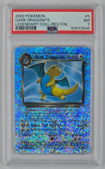 Pokemon - PSA 7 Dark Dragonite 5/110 LC Reverse Holo