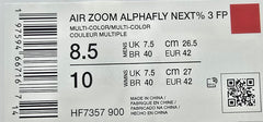 NIKE Unisex - Air Zoom Alphafly Next % 3 FP - Size US 8.5 Mens