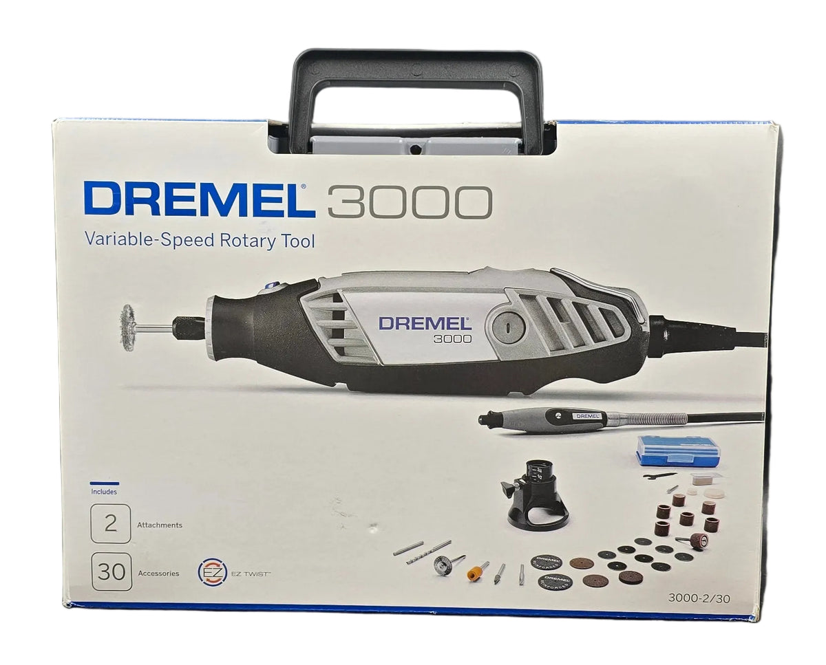 Dremel 3000 - Variable Speed Rotary Tool - With Accessories