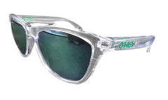OAKLEY - Frogskins - Transparent Frame with Green Lens