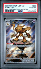 Pokémon - PSA 10 - Alakazam  - Promo 009 - Mega Evolution