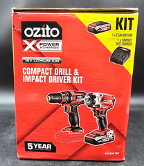 OZITO - Drill & Impact Driver Kit - PXCDIK-250