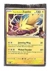 Pokémon - 070/182 - Team Rocket's Zapdos - Destined Rivals - Stamped Promo Sealed - Asia Exclusive