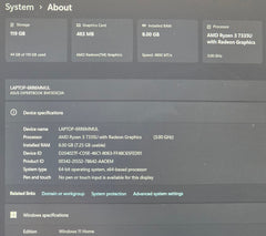ASUS Expertbook Laptop - AMD Ryzen 3 @ 3.00GHz - 128GB SSD - 8GB RAM - Windows 11 Home