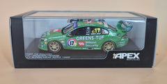 Apex Replicas–1/18 Scale Ford FG  Falcon-2013 The Wilson Security Team #17 Mostert/Wood Bathurst 1000 Scale Model Replica - BOXED