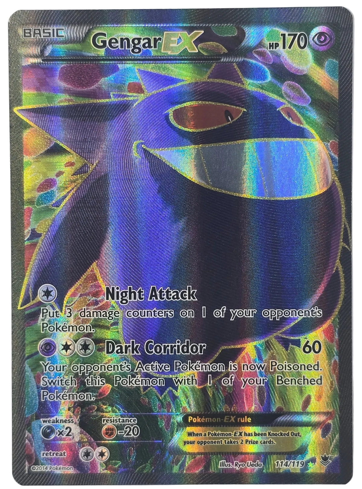 Pokemon - Gengar EX 114/119 Phantom Forces