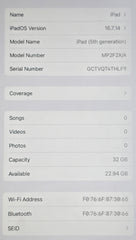 Apple Ipad 5th Gen (MP2F2X/A) -  32GB - Wifi Only