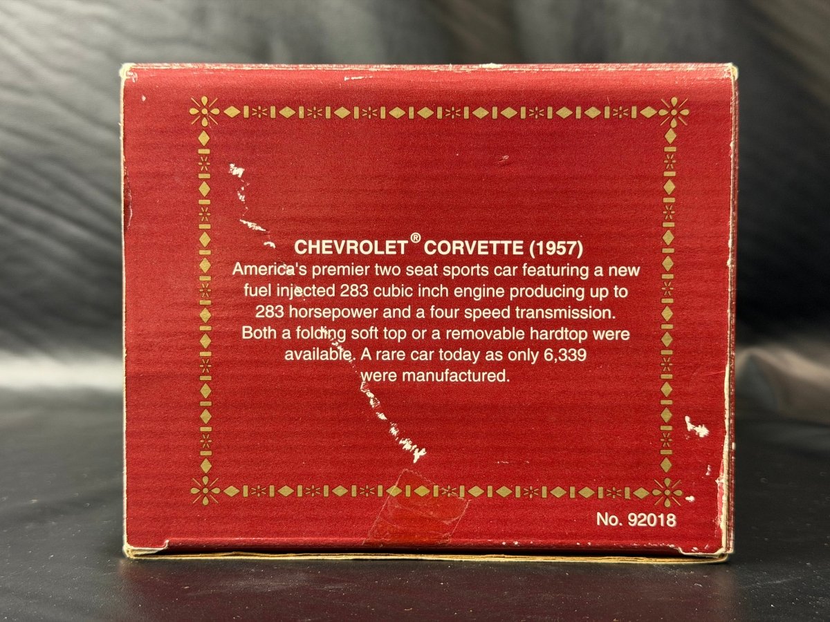 Road Legends Die - Cast Metal Collection 1:18 Chevrolet Corvette 1957 Model Car - Mega Cash Sydney