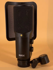Rode NT-USB microphone and Rode PSA1 studio boom arm - Mega Cash Sydney
