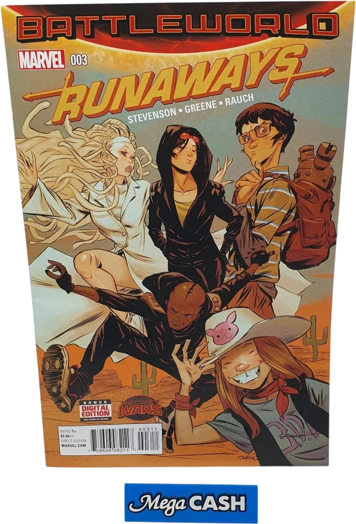 Runaways - Volume 4 3 October 2015 - Marvel Comics - Mega Cash Sydney