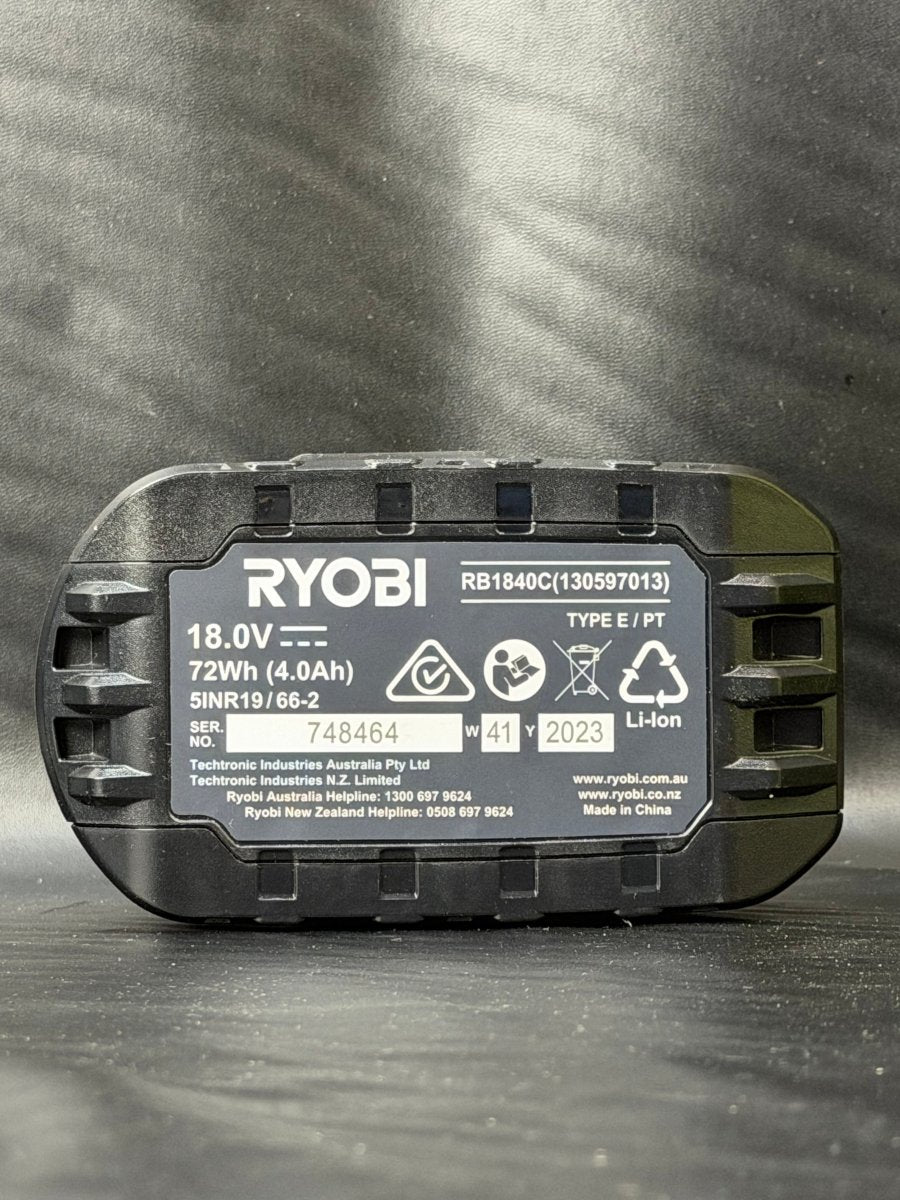 Ryobi 18V 4.0 Ah Tool Battery - Mega Cash Sydney