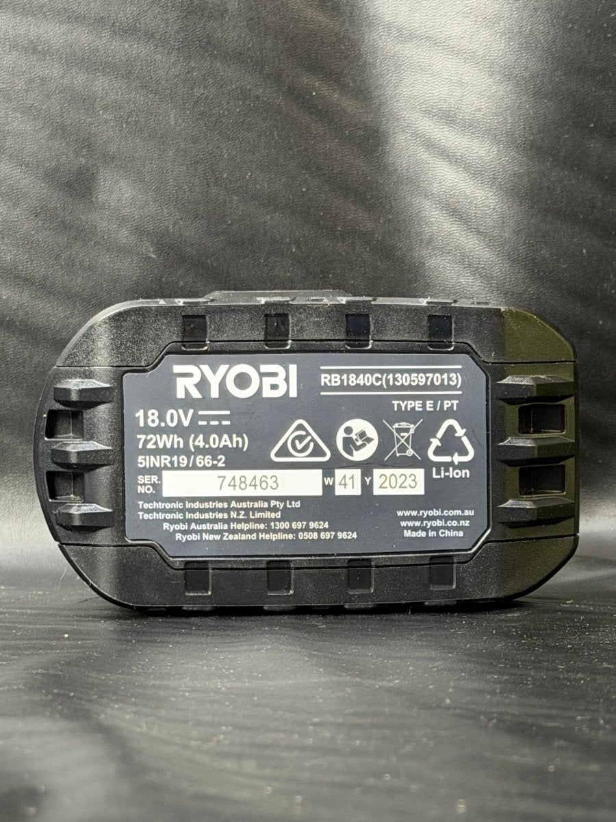 Ryobi 18V 4.0 Ah Tool Battery - Mega Cash Sydney