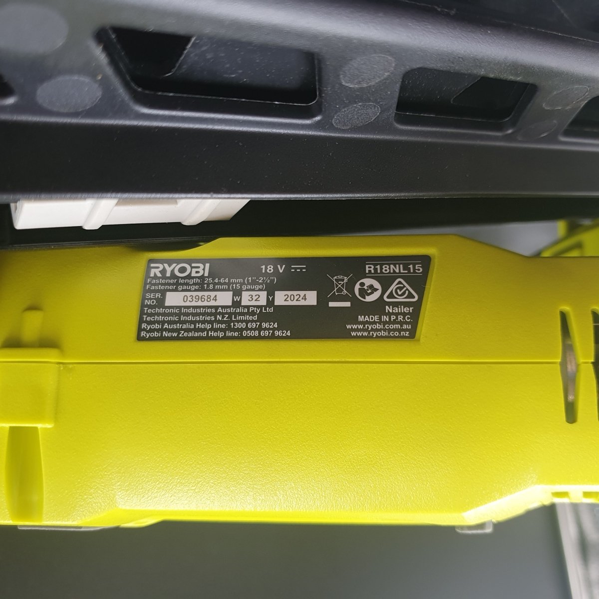 RYOBI - 18V ONE+ 15GA DA Brad Nailer Tool Only - Mega Cash Sydney