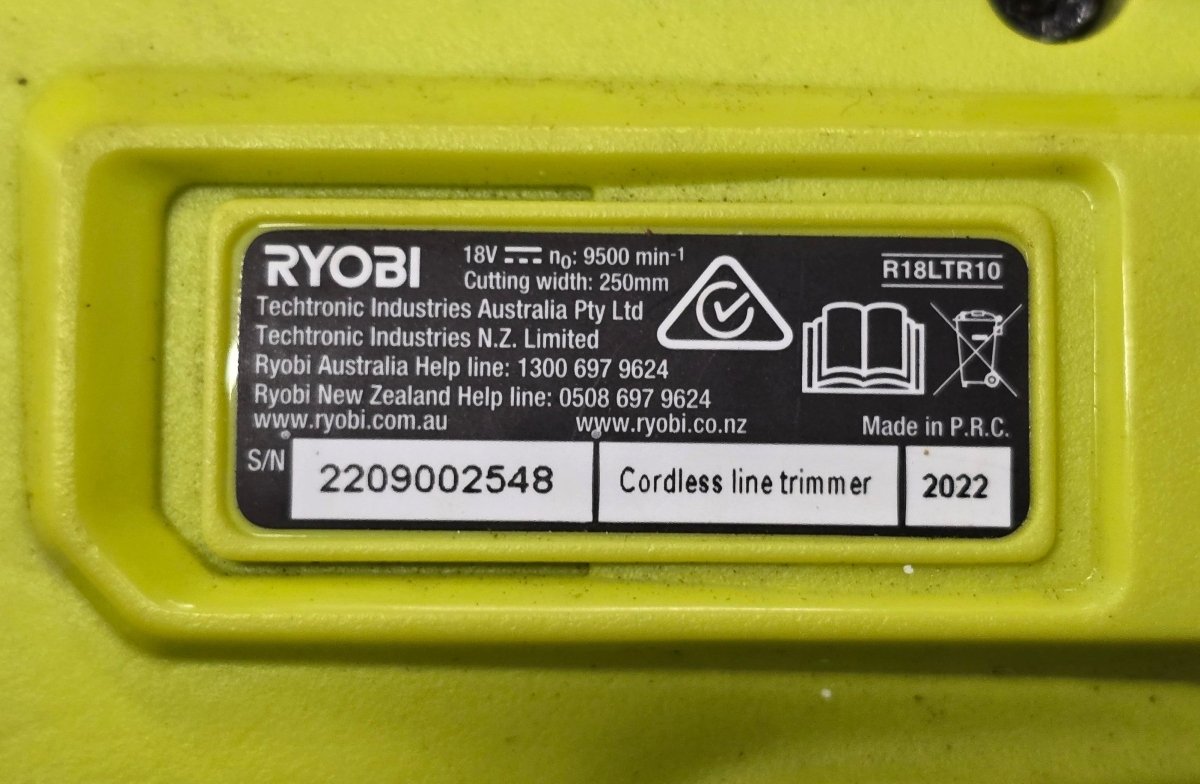 RYOBI - 18V One+ 25cm Line Trimmer with 4Ah Battery - Mega Cash Sydney