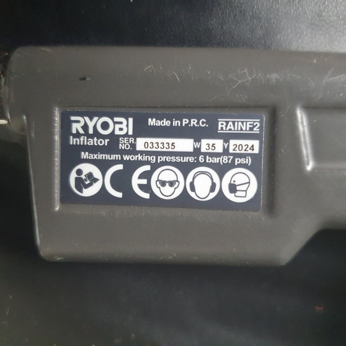 RYOBI - 18V ONE+ 3.8L Air Compressor - R18AC - including 2 accessories & 2.5Ah Battery - Mega Cash Sydney