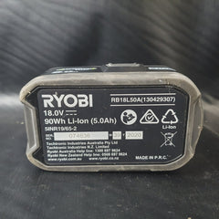 Ryobi - 18V One+ 5.0Ah Li-Ion Battery - RB18L50A - Mega Cash Sydney