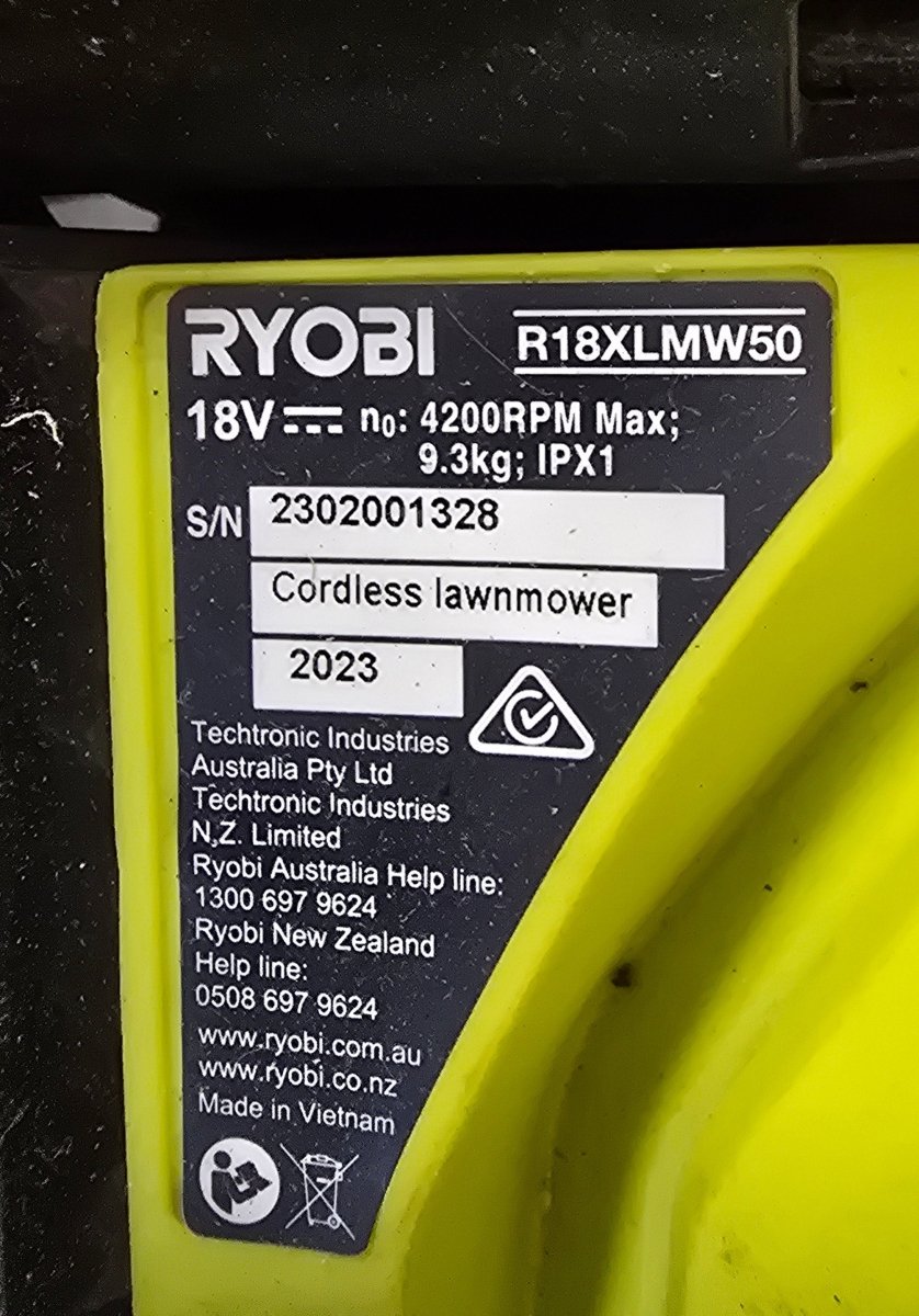 RYOBI - 18V ONE+ Brushless 33cm Lawn Mower - Tool Only - Mega Cash Sydney