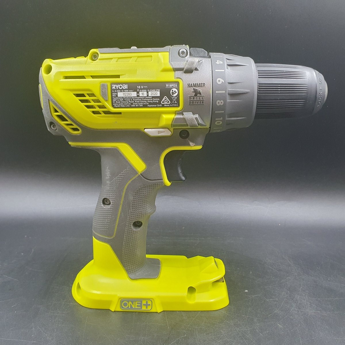 RYOBI - 18V ONE+ HAMMER DRILL - R18PD3 - Tool Only - Mega Cash Sydney