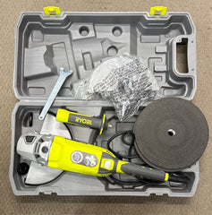 Ryobi 2000W 230mm Corded Angle Grinder EAG2023 in hard case with accessories. - Mega Cash Sydney