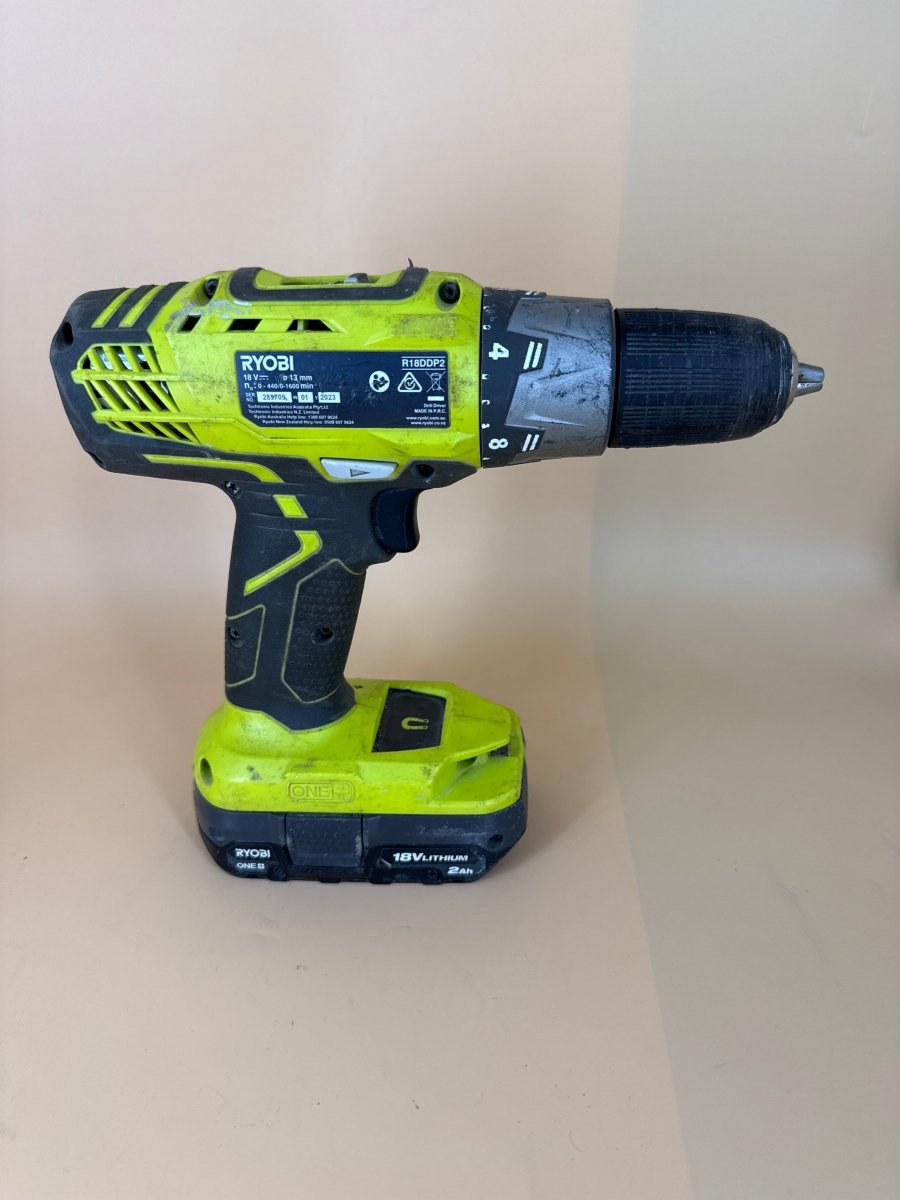 Ryobi - 2.0Ah Drill Driver Kit - R18DDP2 - Mega Cash Sydney