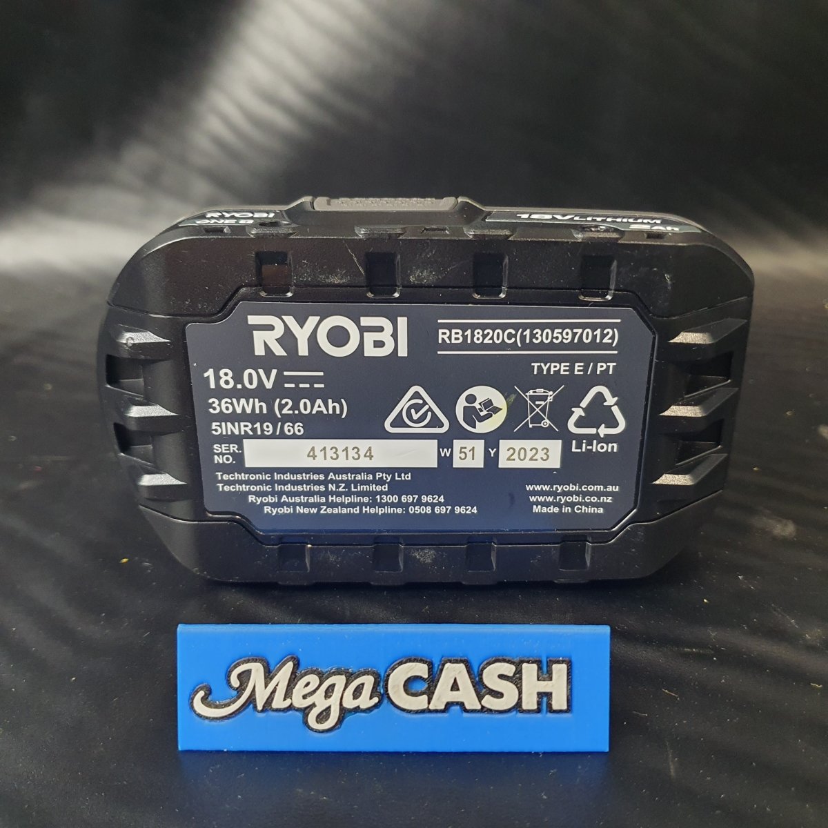RYOBI - RPD18 - Cordless 13mm Hammer Drill Driver + 2AH Battery + Charger - Mega Cash Sydney