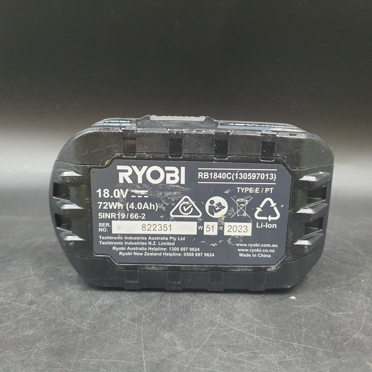 RYOBI - RPD18 - Cordless 13mm Hammer Drill Driver + 4AH Battery + Charger - Mega Cash Sydney