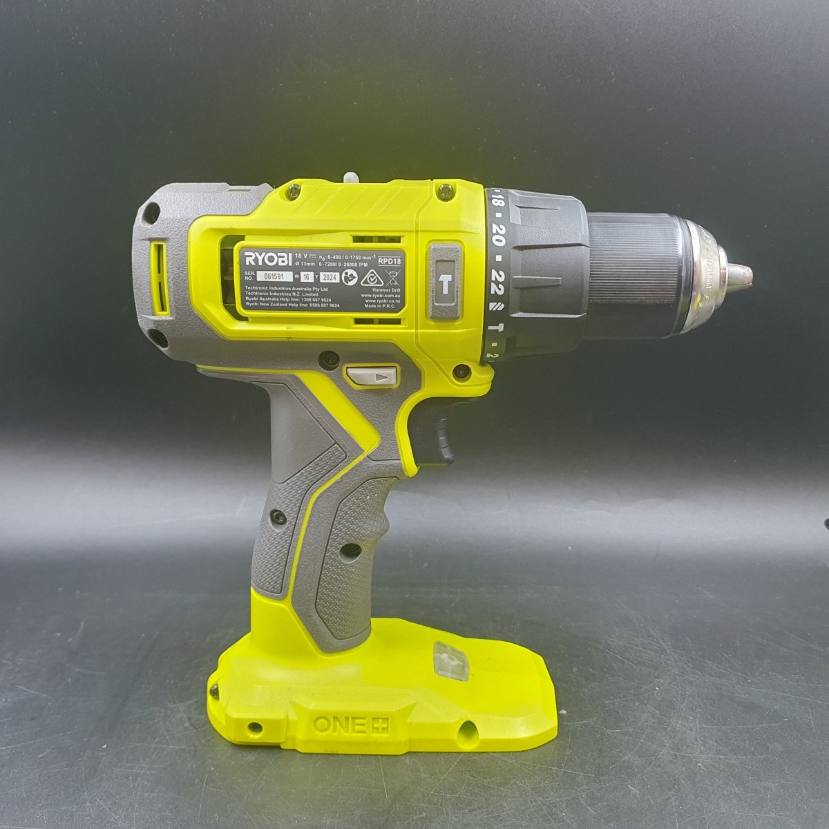 RYOBI - RPD18 - Cordless 13mm Hammer Drill Driver + 4AH Battery + Charger - Mega Cash Sydney