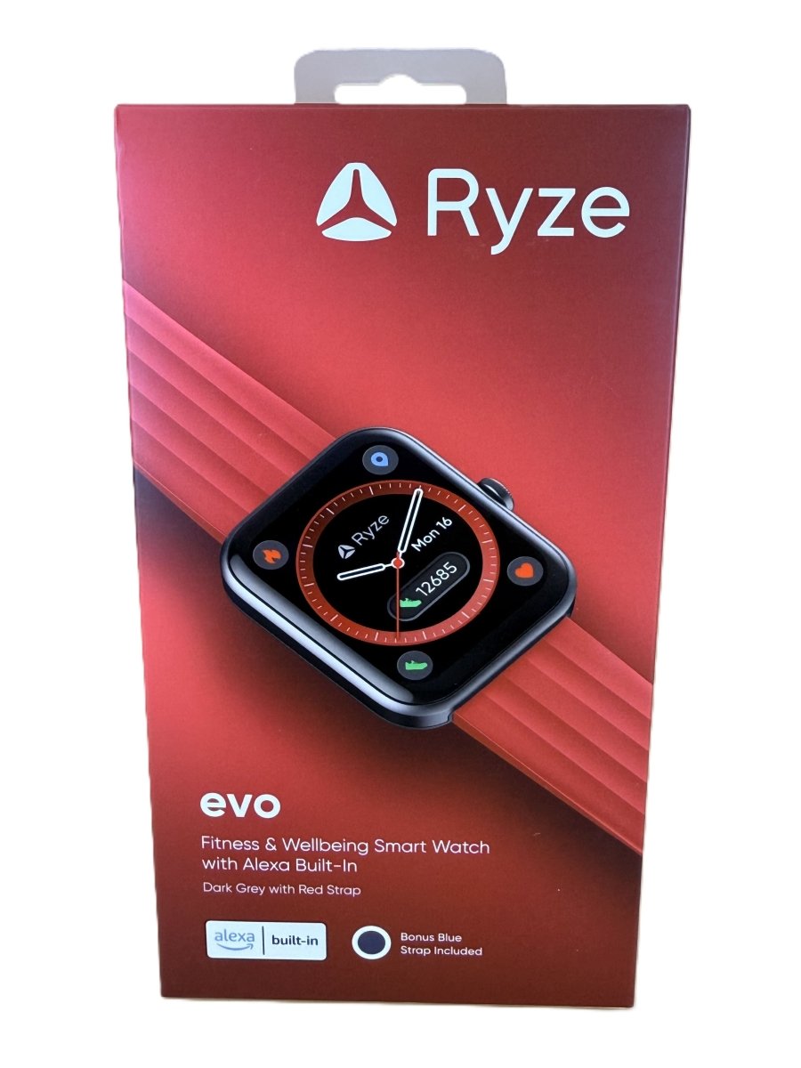 Ryze Evo Fitness & Wellbeing Smart Watch - RZ-EVRD - Mega Cash Sydney