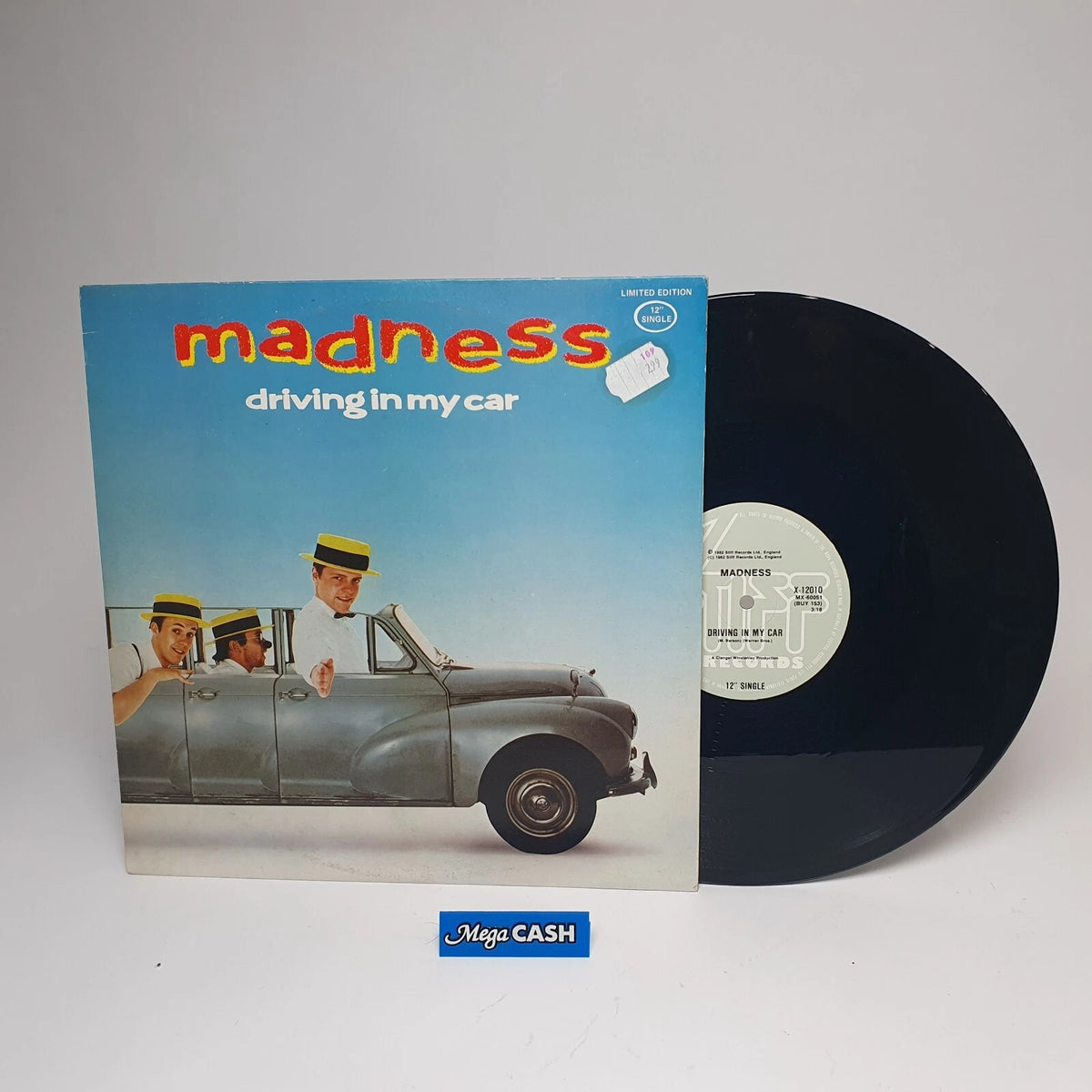 MADNESS - "Driving in My Car" - Single 12" RECORD - Stiff Records - X 12010