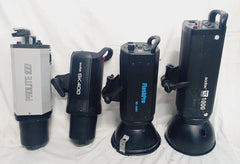 Professional Lighting + Flashing - Includes 1x Bowens / 2x Godox / 1x FlashPro