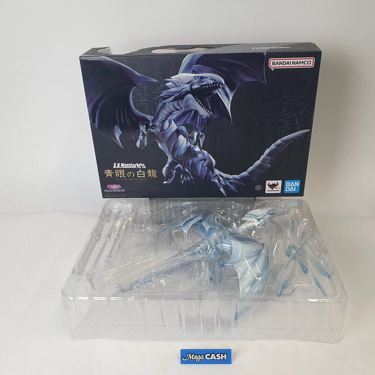 S.H.MonsterArts BLUE-EYES WHITE DRAGON - Yu-Gi-Oh! Duel Monsters - Bandai Namco