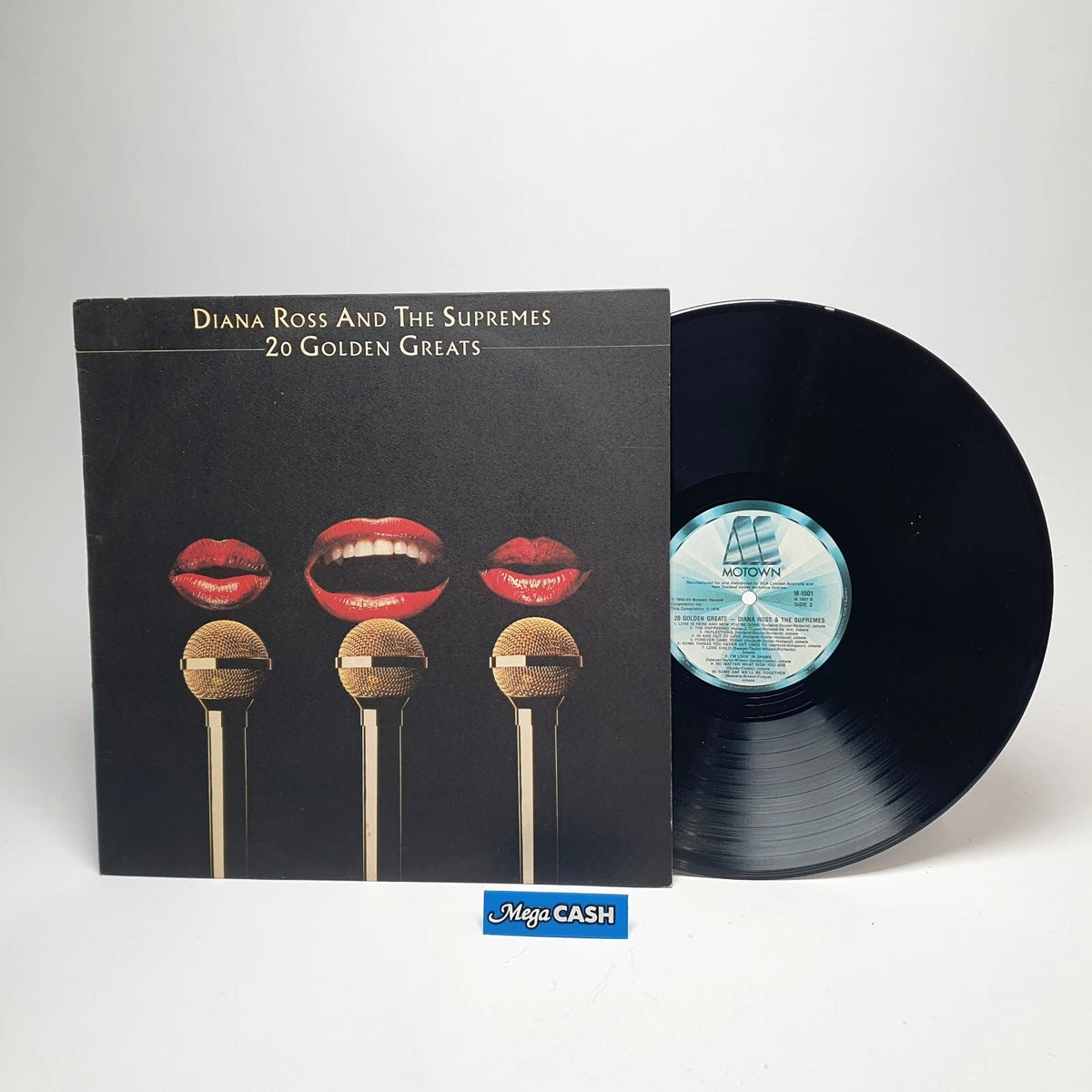 Diana Ross & The Supremes - "20 Golden Greats" - LP RECORD - M 1001