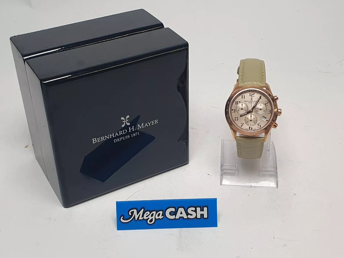 BERNHARD H. MAYER - Iris Chronograph Watch - Rose Gold - BH13/CWR