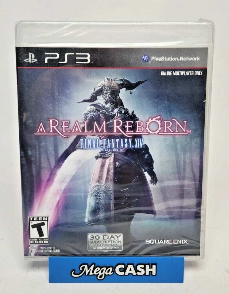 Final Fantasy XIV - A Realm Reborn-2 - PS3 PlayStation 3 Game - NEW! Sealed