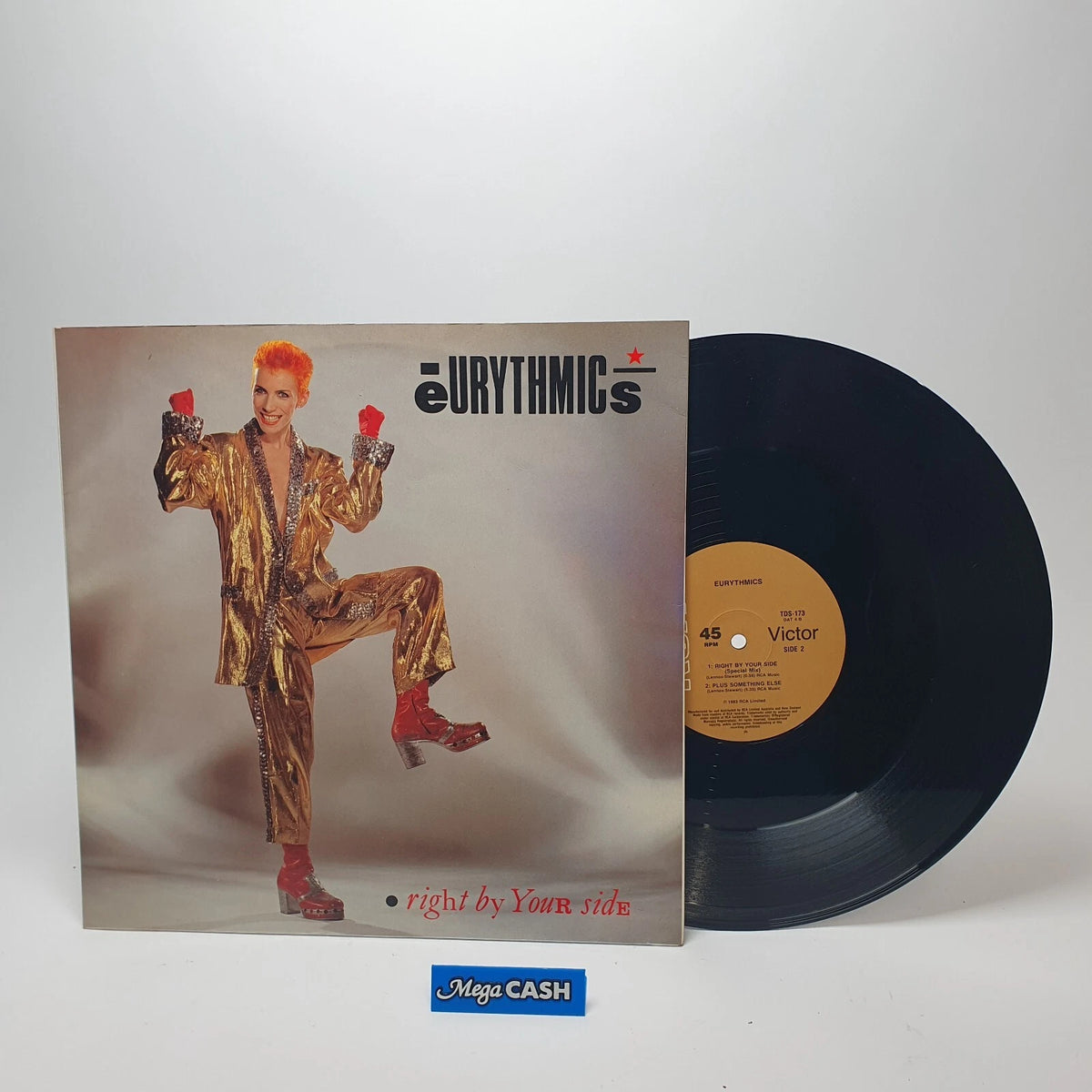 EURYTHMICS - "Right By Your Side" - LP RECORD - RCA Victor – TDS 173