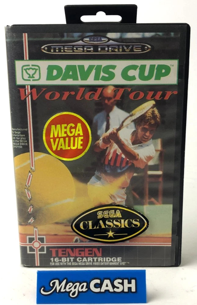 David Cup World Tour Tennis - Sega Mega Drive Game