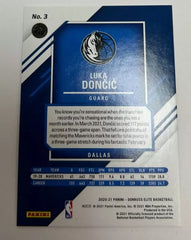 2020-21 Panini Donruss Elite Blue/Gold Luka Doncic #3 /10 - 03/10