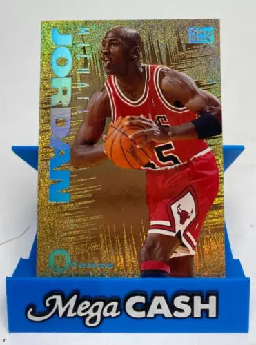 1994-1995 Skybox Emotion Ntense #N3 Michael Jordan Gold Holo