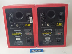 Pair of Monkey Banana Gibbon Series Active 5" Studio Monitors - Red