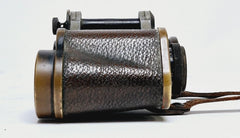 RARE Antique Genuine 1909-1915 Carl Zeiss Jena "Telefort" 12x Binoculars in Case