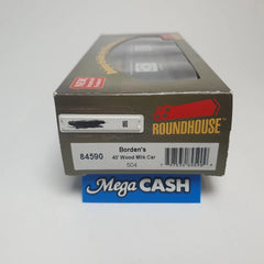 Roundhouse - 84590 HO - Borden's 40' Wood Milk Car #504 - Train