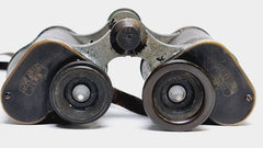 RARE Antique Genuine 1909-1915 Carl Zeiss Jena "Telefort" 12x Binoculars in Case