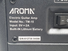 Aroma TM-15 Black Electric Guitar Amplifier 15W