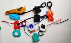 Bulk Plastic Beyblades x31 + Launchers x10 + Beyblade Arena x2