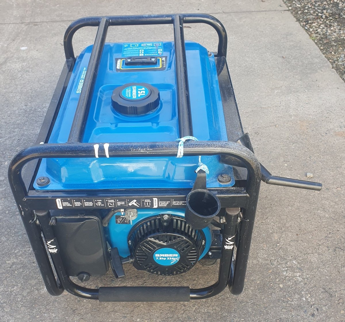 SABER - 3500W 7.5hp Petrol Generator SABGEN4KECO - Mega Cash Sydney